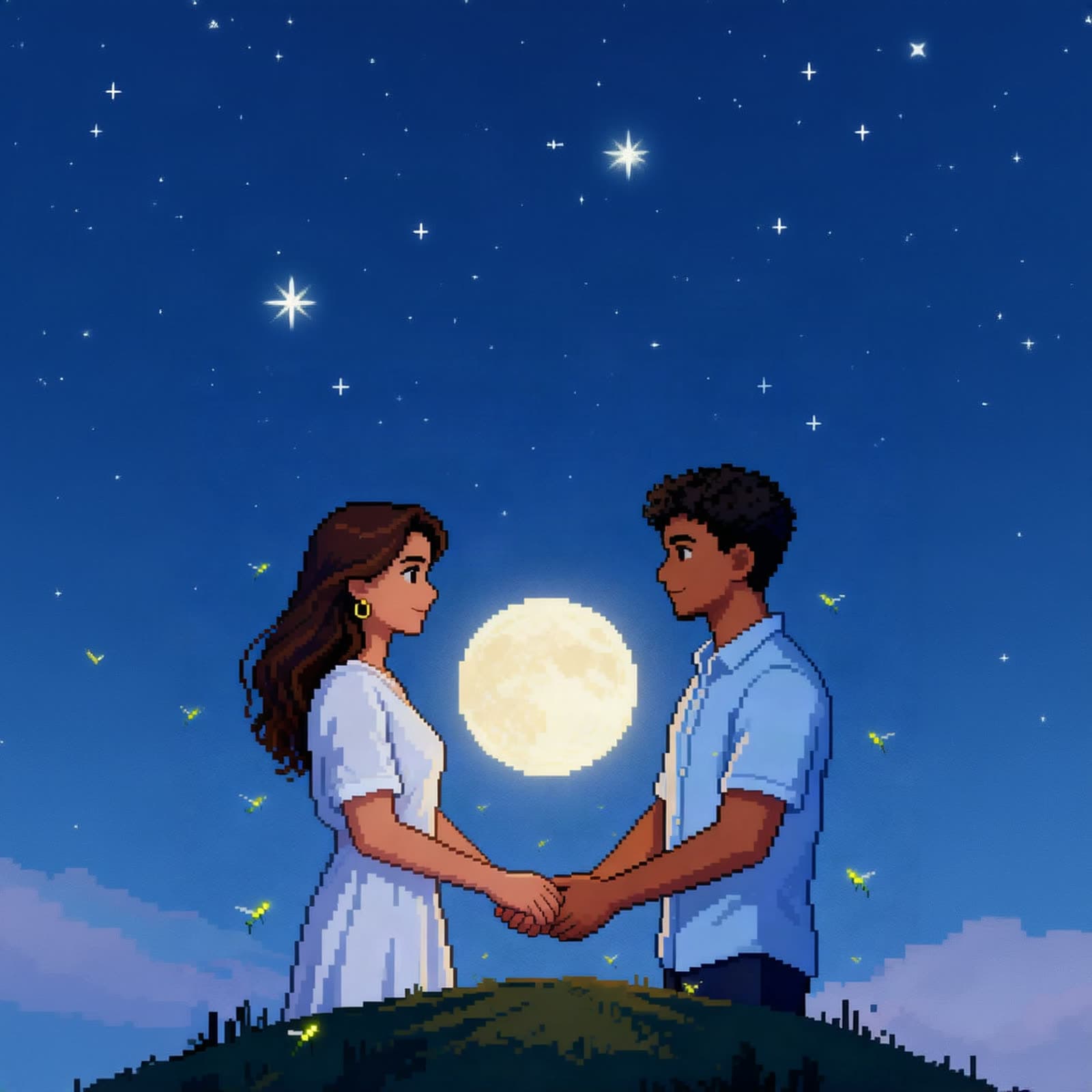 Exemplo do estilo Pixel art